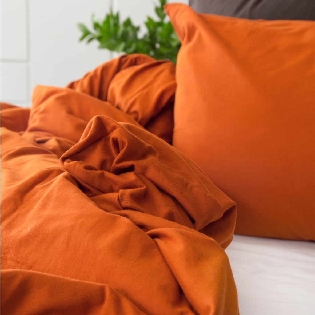 The T Shirt Bed Company Rust Duvet Cover Set